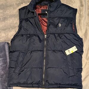 U.S. Polo Assn. Dark Blue Quilted Vest